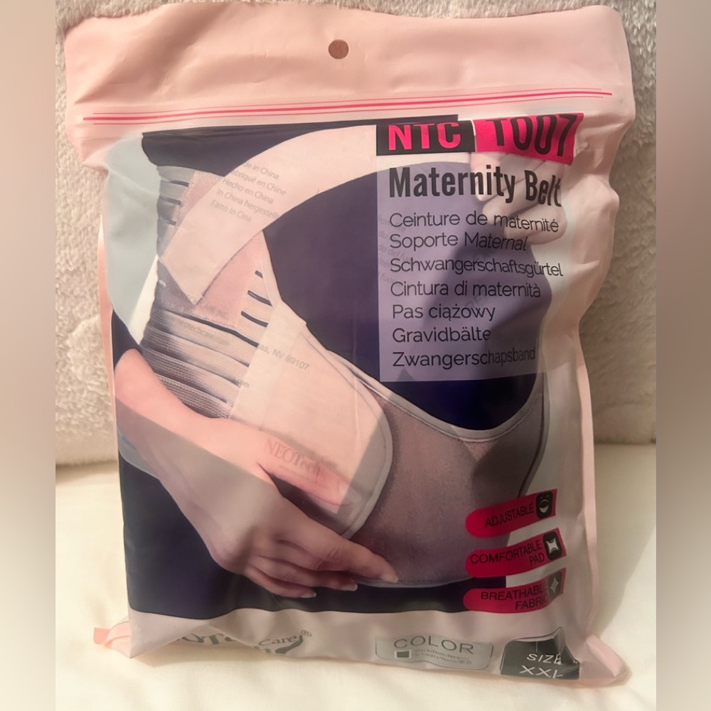 NTC Black Maternity Belt size XXL New